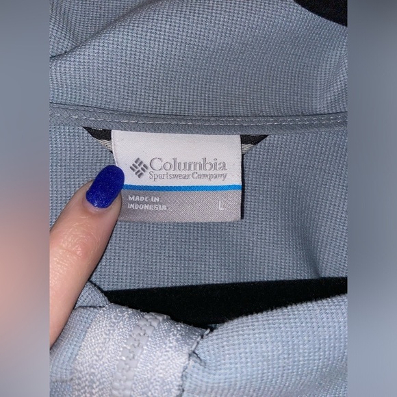 Columbia Women's Large Gray Blue Jacket - Picture 3 of 6